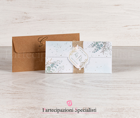 Inviti Matrimonio Eucalipto Country Chic-Campione Gratis