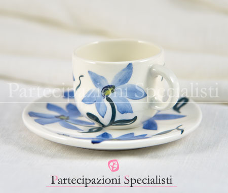 Tazzine Caffe Ceramica Tazze Tazza In Ceramica Tulipano Dipinta A